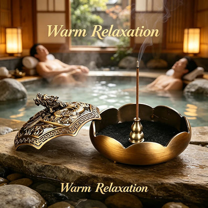 High-end Chinese-style incense burner with modern craftsmanship, suitable for home tea rooms, studies, and yoga meditation relax