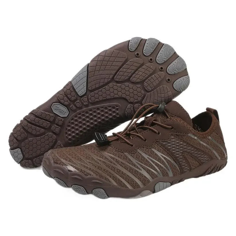 Men's Water Wading Shoes Outdoor Rubber Soles, Anti Slip Lightweight and Comfortable Hiking Shoe Women's Fitness Training Shoes