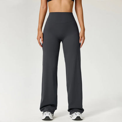 TRY TO BN Straight Leg Yoga Pants Women's High Waisted Tummy Control Buttery Soft Naked Feel Gym Fitness Running Workout Bottoms