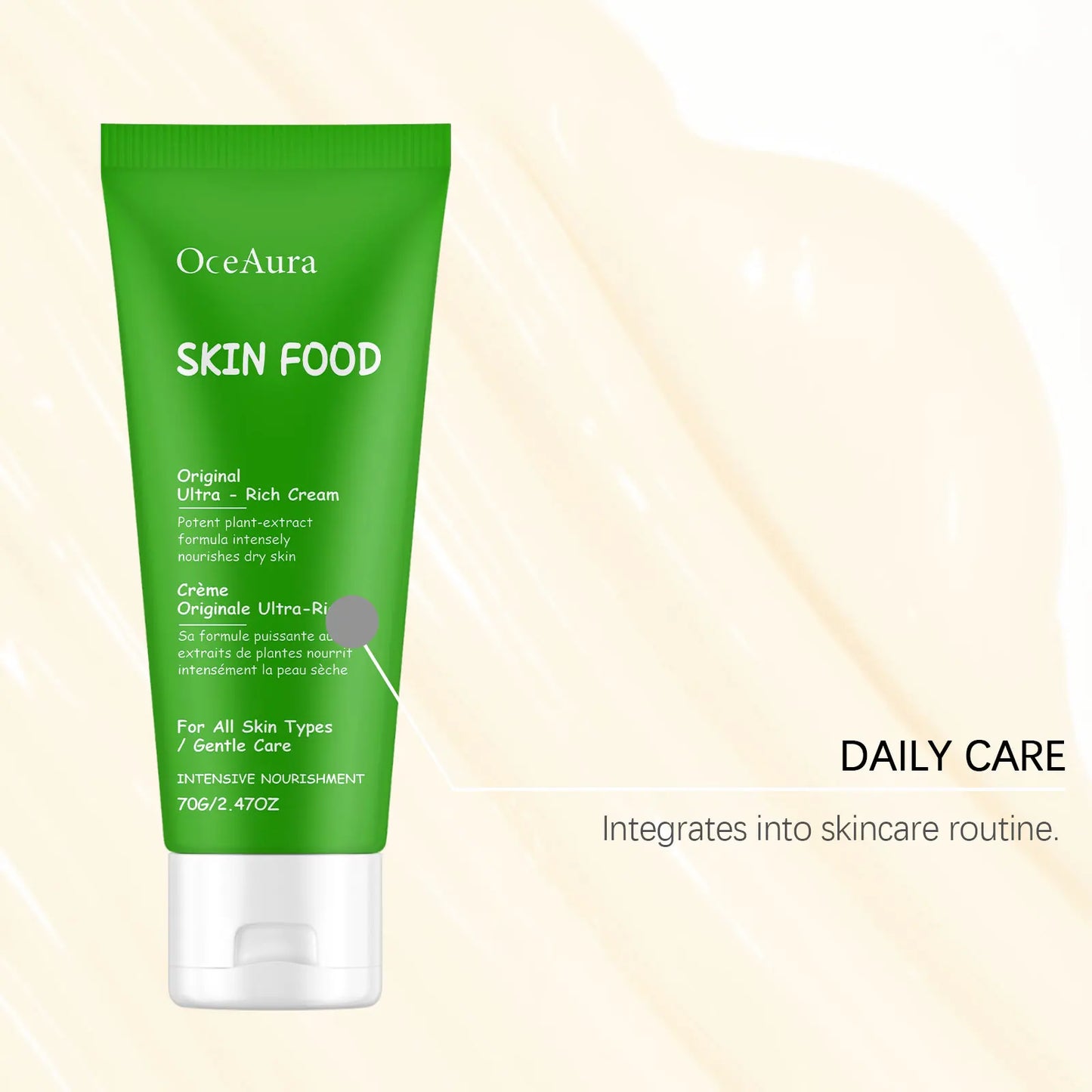 OceAura 70g Nourishing Skin Cream Pamper and Moisturize the Face Daily Shine Delicate Skin Nourishing Skin Cream