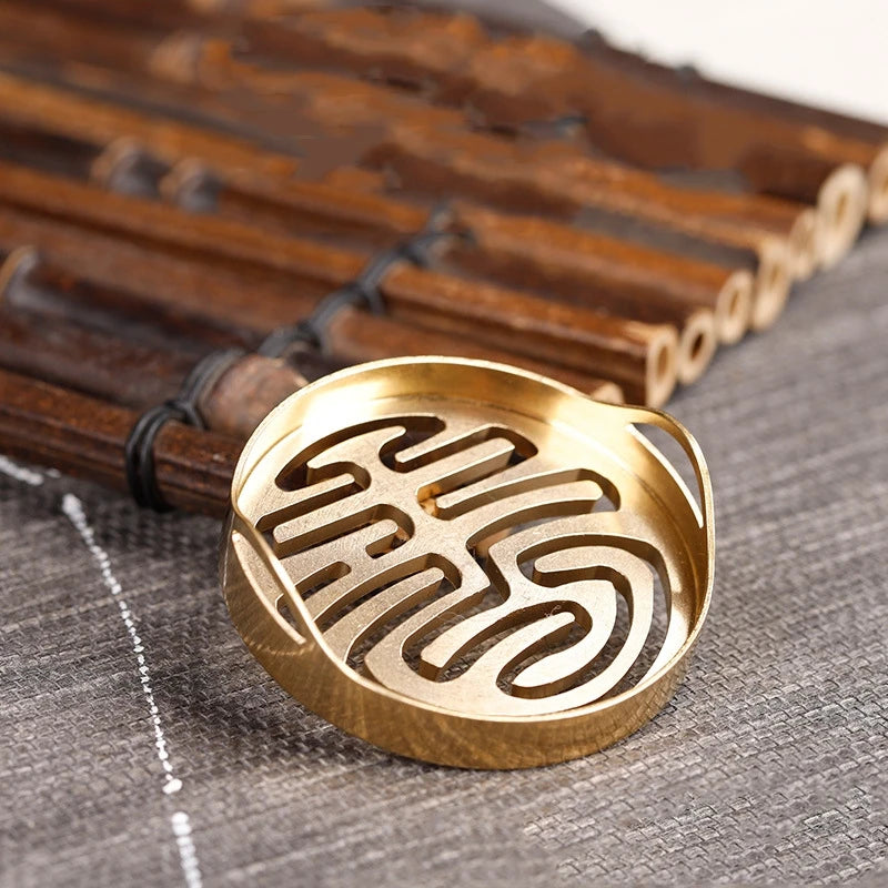 Pure Copper Incense Seal Incense Products Tools DIY Household Indoor Play Incense Tuo Incense Ash Incense Mold Supplies Entry