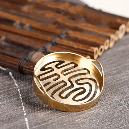 Pure Copper Incense Seal Incense Products Tools DIY Household Indoor Play Incense Tuo Incense Ash Incense Mold Supplies Entry