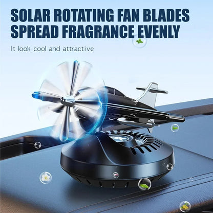 Solar Rotating Car Perfume Diffuser Car freshensers Helicopter Car Interior Decoration Accessories Aromatherapy With Perfume