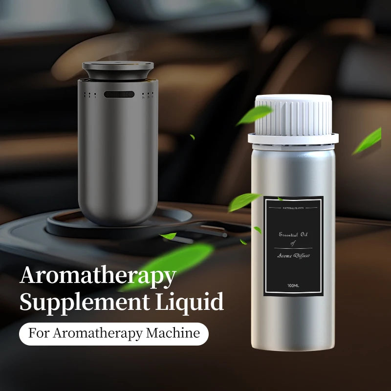 100ml Aluminum Bottle Essential Oil Car Aromatherapy Machine Essential Oil Supplement Suitable For Home Aromatherapy Machine