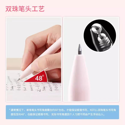 KACO Cute Pink SAKURA Gel Ink Pen Set,0.5mm Smooth Writing Sinature Pens Girls Box Gift for School Office Journaling