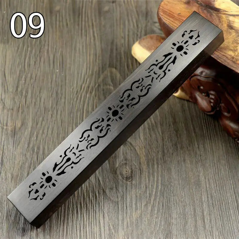 New Wood Aromatherapy Incense Stick Holder Hollow Incense Burner Censer Box Line Incense Burner Handmade Decoration Craft Gifts