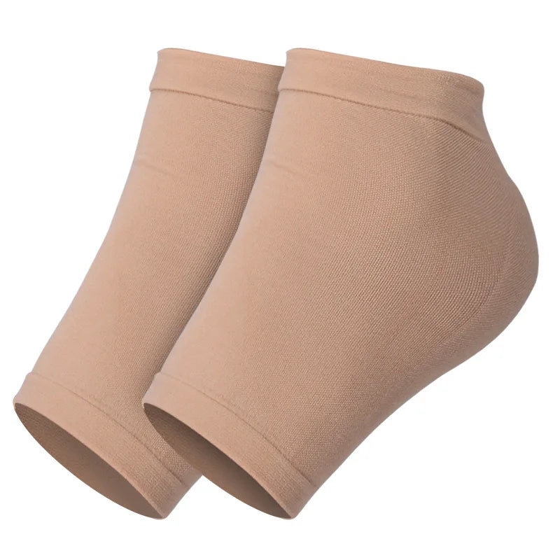 1Pair Gel Moisturizing Heel Socks Spa Sock For Foot Care Gel Heel Socks For Dry Cracked Dry Feet Skin Gel Heel Repair Socks Tool