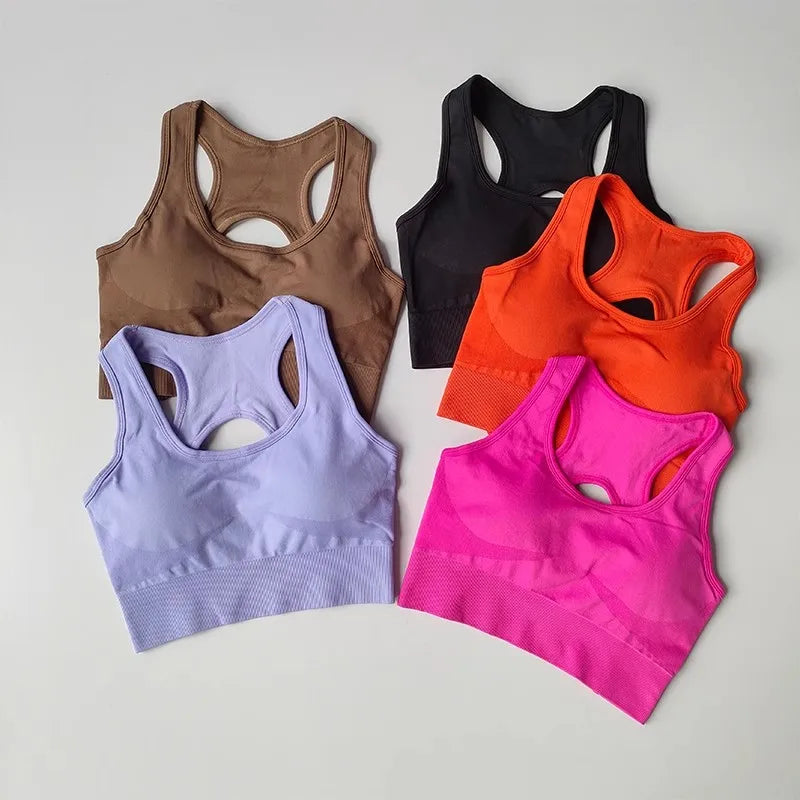 Women's yoga exercise set, cross belt backless sports bra paired with hip lifting and high waist yoga fitness pants
