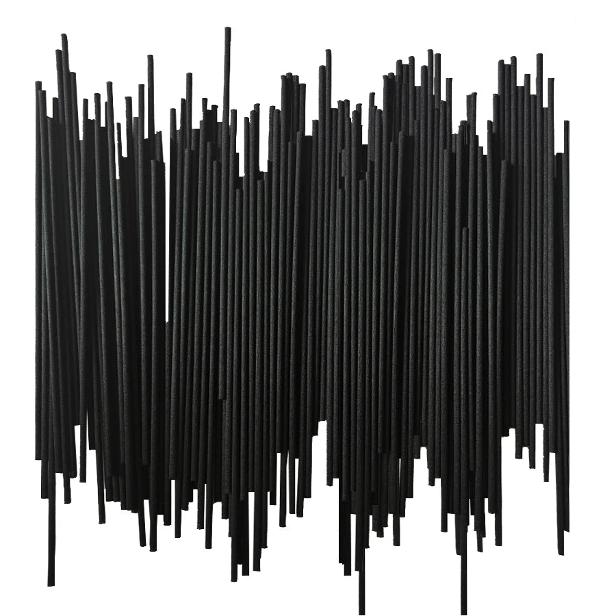 150pcs Black Aromatherapy Diffuser Sticks Fragrance Diffusion Sticks Essential Oil Diffusion For Indoor Use Only