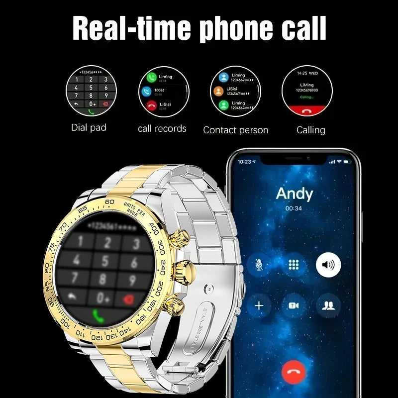 Smartwatch Smart Watch Man DIY Watchface 2026 Aiweile AW13 Pro Fitness Tracker Sport Business Bluetooth Call Hebrew Korean