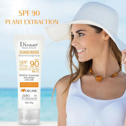 Facial Body Sunscreen Whitening Sun Cream SPF 90 Moisturizing Anti-Aging Oil-control Dust Oil Control Reduce Melanin Skin Care