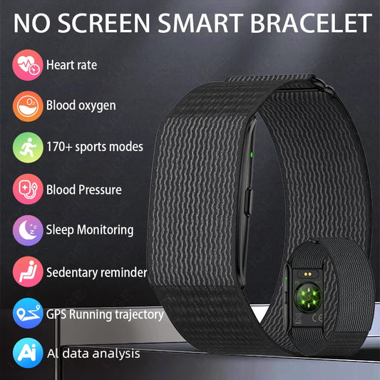 LIGE AI Health Smart Bracelet Fitness Tracker Men Women Sleep Tracking Smart Watch Heart Rate Stress Blood Pressure Monitor Band