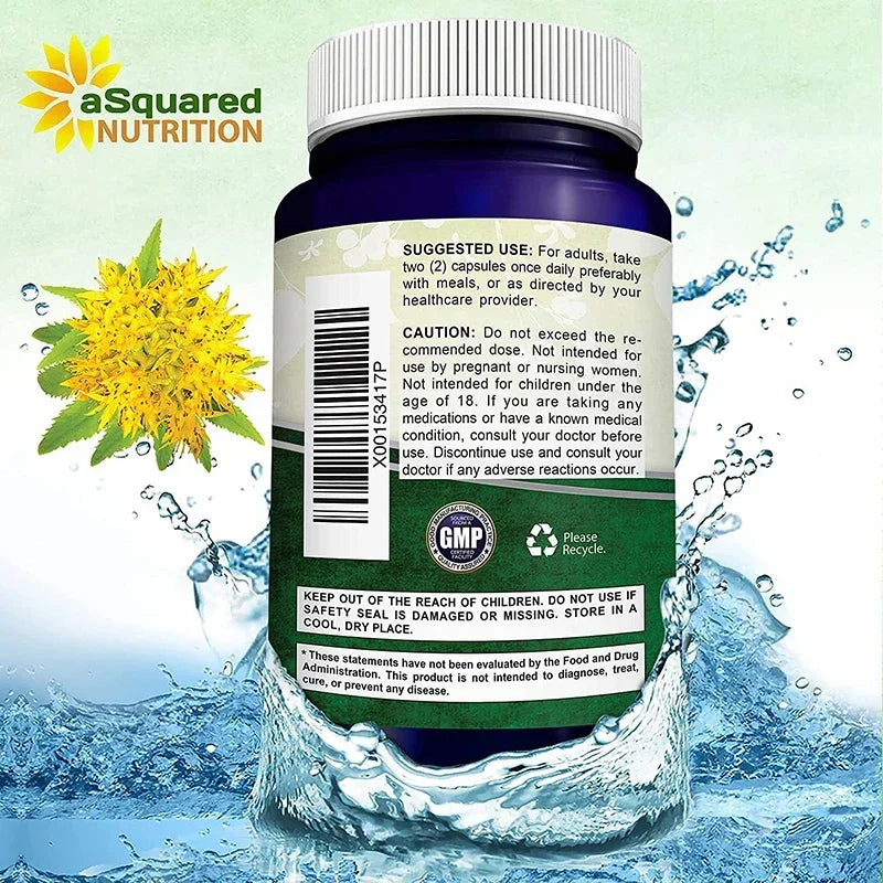 Rhodiola Rosea with Black Pepper Supplement - Confront Stress, Improves Mood, Increases Focus & Energy, Supports Brain Function