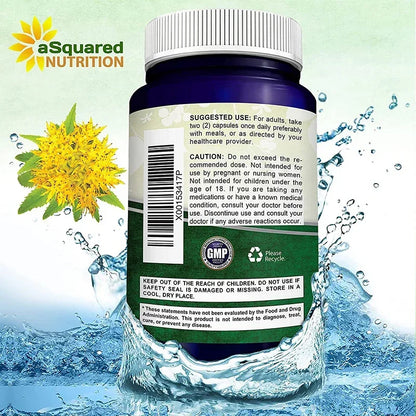 Rhodiola Rosea with Black Pepper Supplement - Confront Stress, Improves Mood, Increases Focus & Energy, Supports Brain Function
