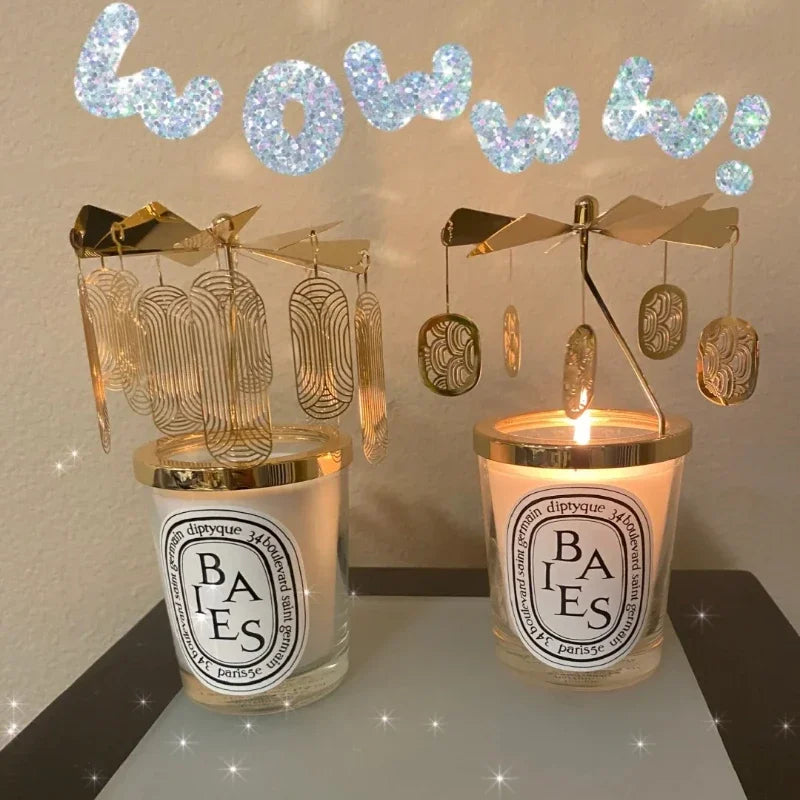 Baies+Rose 70g Aromatherapy Candle Running Lantern Set Natural Plant Essential Oil Fragrance Gift Home Scented Candle Decoration