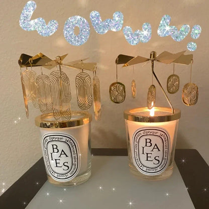 Baies+Rose 70g Aromatherapy Candle Running Lantern Set Natural Plant Essential Oil Fragrance Gift Home Scented Candle Decoration