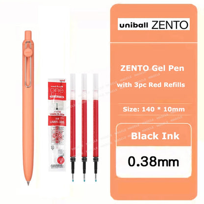 New Uniball Gel Ink Pen 0.5/0.38mm Multiple Colors Rod Smudge-Proof Fine Writing Without Fatigue Notes Journaling Drawing Tools