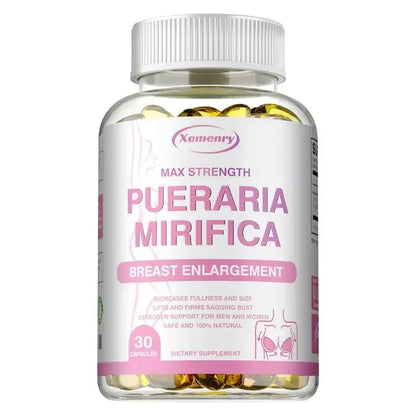 Pueraria Mirifica Supplement - To Support Breasts To Be Round, Firm and Elastic, Promote Balanced Estrogen Metabolism