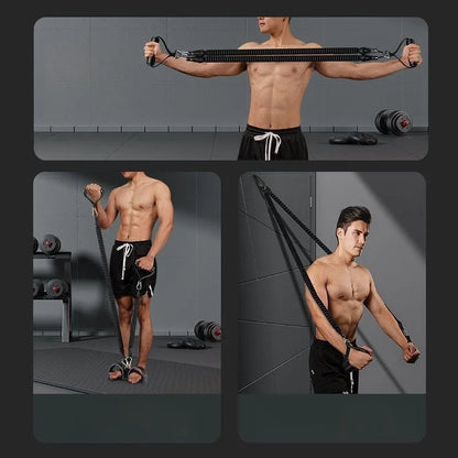 Pedal Tension Rope Abdominal Strength Elastic Rope Home Multi-functional Fitness Resistance Band Exercise Fitness Equipment