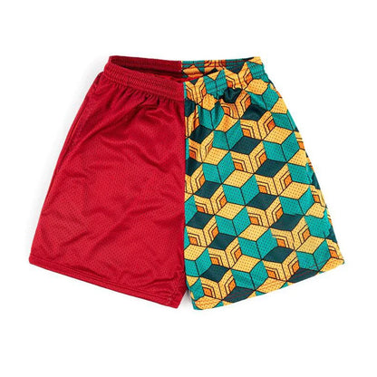 Anime Shorts Men Women Manga Cartoon 3D Printing Sports Casual Shorts to Gym Fitness Quick Dry Mesh Oversized Board Short Pants