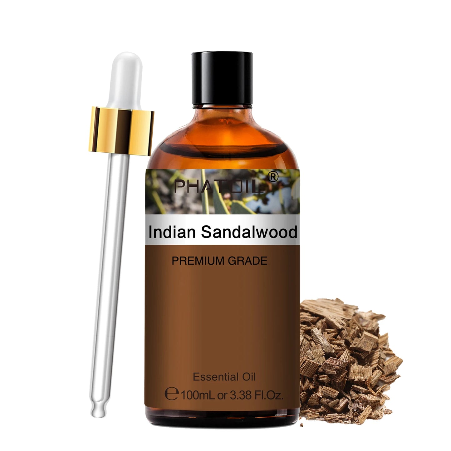 PHATOIL 100ml Aromatherapy Essential Oil-Lavender Rose Vanilla Eucalyptus Sandalwood Pine Needles for Diffuser,Candle Making