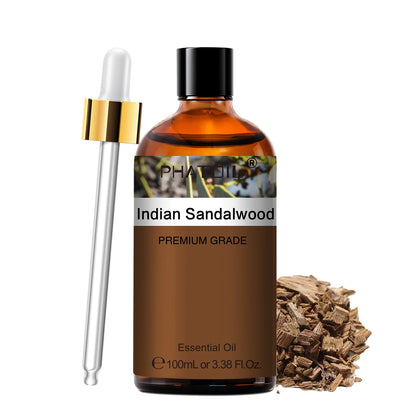 PHATOIL 100ml Aromatherapy Essential Oil-Lavender Rose Vanilla Eucalyptus Sandalwood Pine Needles for Diffuser,Candle Making