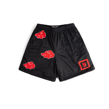 Anime Shorts Men Devil Fruit Manga Sports Shorts to Gym Fitness 3D Print Bermuda Masculina Quick Dry Mesh Oversized Board Shorts