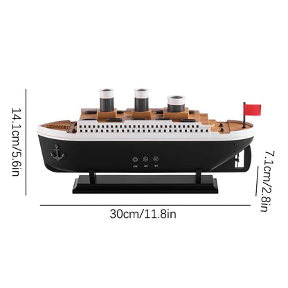 Jellyfish Aromatherapy Machine Small Retro Ship Humidifier Desktop Home Use Colorful Lights Aromatherapy Machine
