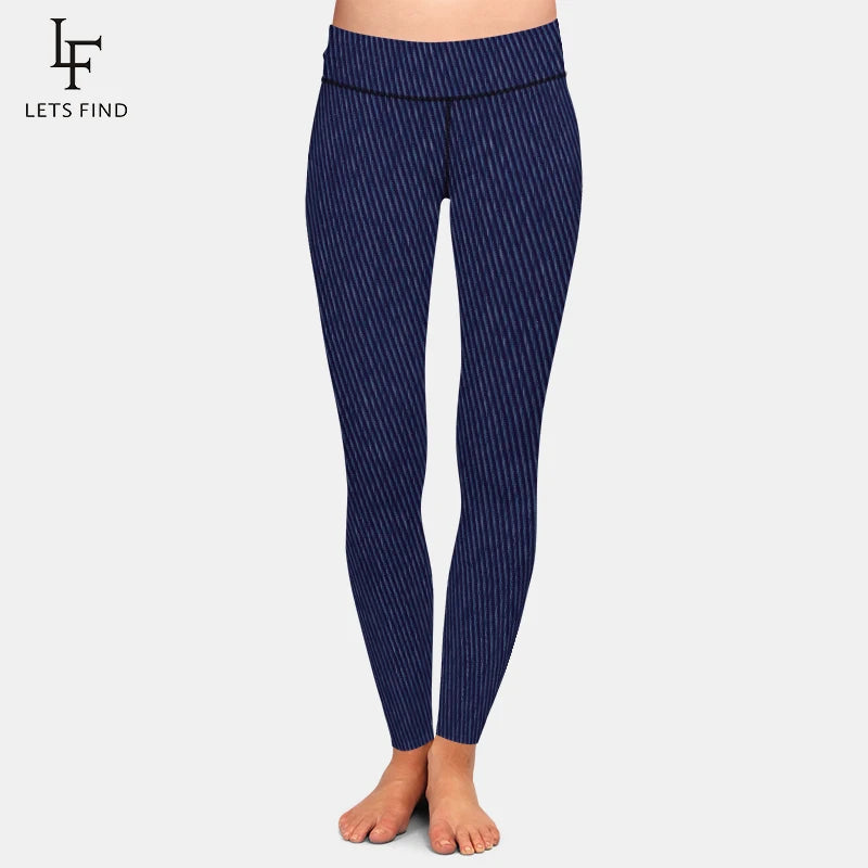 LETSFIND New Arrival Women Leggings High Waist Sexy Women Pants 3D Red Glitter Texture Print Fitness Slim Girls Stretch Leggings