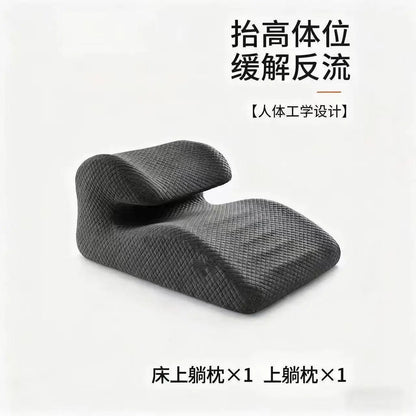 Ergonomic Pillow, Supports Posture in Any Position Cervical Traction Pillows Body Relaxation Anti Snoring, Ideal for Massage