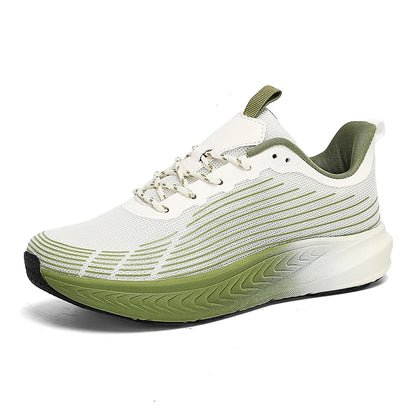 Men's Plus Size Sneaker Big Head Mesh Wide Palm Shoes Outdoor Knitted Breathable Running Fitness Shoes Driving Footwear