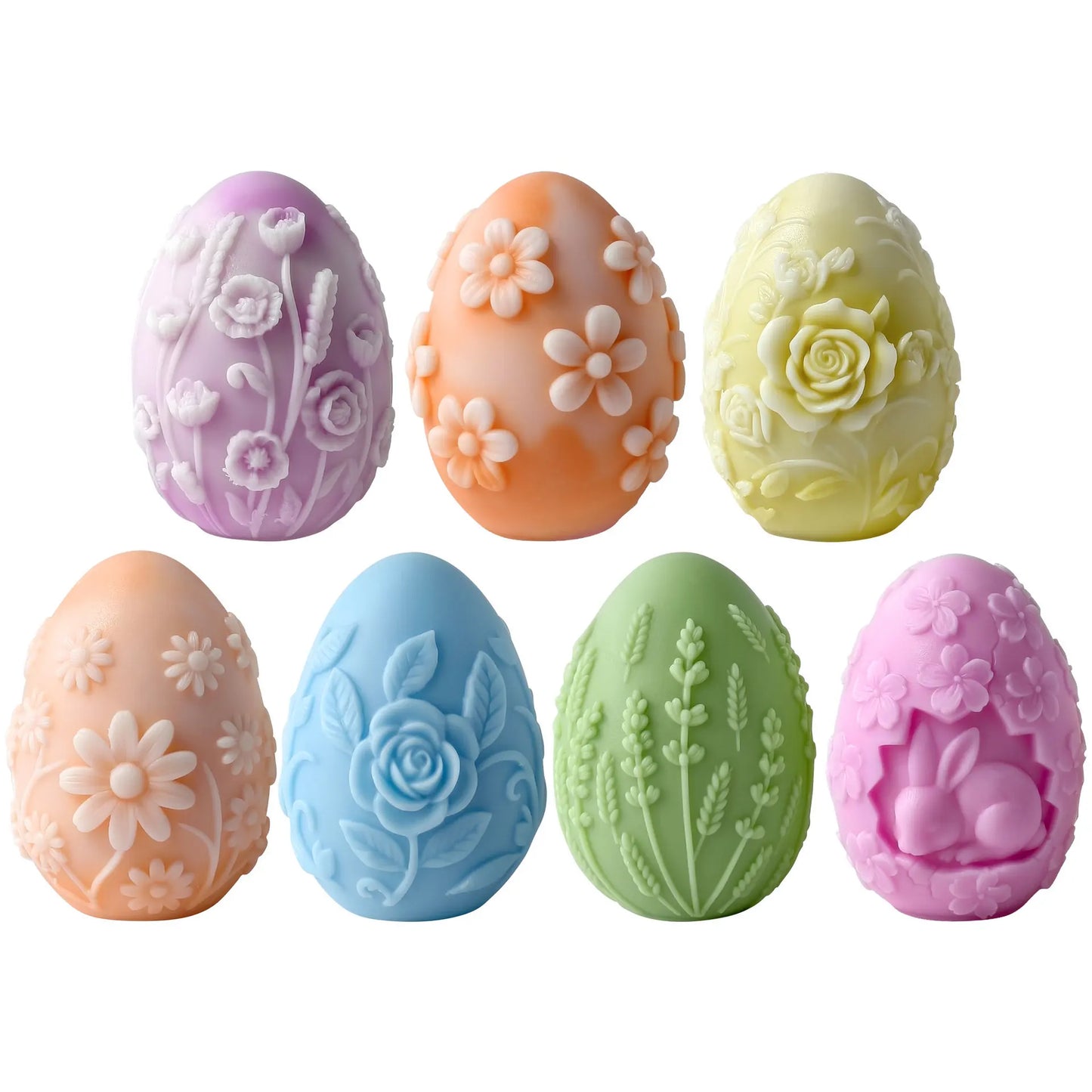 Easter Egg Candle Mold DIY Aromatherapy Scented Wax Custom Egg Silicone Mold Handmade Craft Home Decor Gift Making