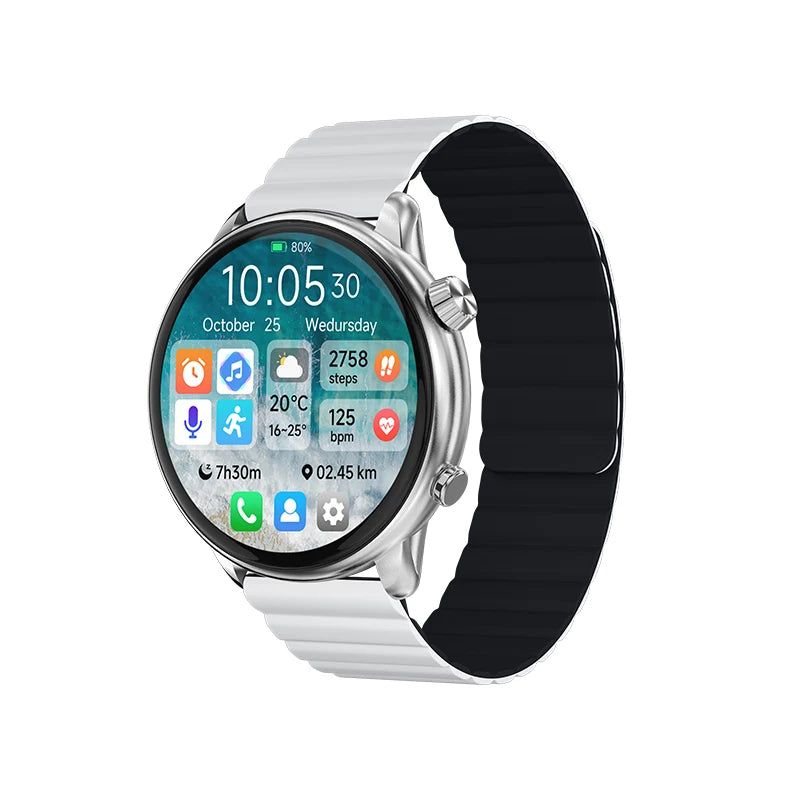 IMIKI TG2 Smartwatch 1.43"AMOLED HD Display Waterproof Sports Bluetooth Calling Music 3D Surround Fitness Smart Watch Men Women