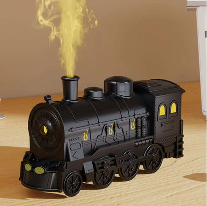 Train Air Humidifier Ultrasonic Aromatherapy Diffusers Mist Maker Fragrance Essential Oil Aroma Difusor Remote Control Lighting