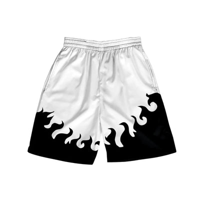 Anime Shorts Men Devil Fruit Manga Sports Shorts to Gym Fitness 3D Print Bermuda Masculina Quick Dry Mesh Oversized Board Shorts