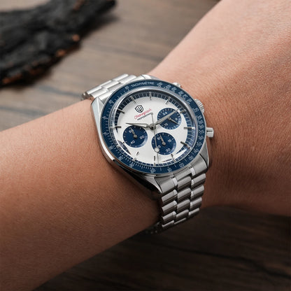 New Mechanical Quartz Watches VK63 Chronograph Sports Watches Bubble Sapphire Ar Waterproof Luminous Watches