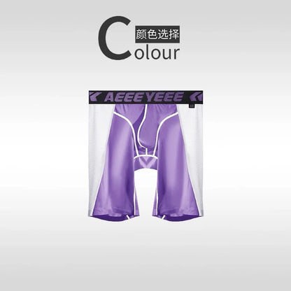 Men's Underwewar Sport Boxers for Fitness Panties Training Cycling Underwear Anti-Chafing Quick Dry Breathable Underpants