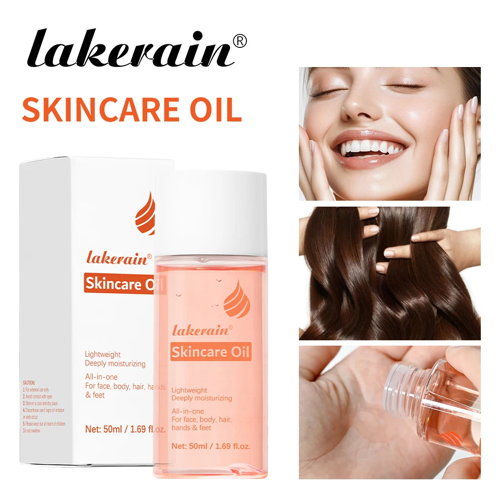 Bio Skincare Body Oil Face Body Moisturizer Improve Hair Health Fade Scars Vitamin A Vitamin E Oil Exfoliate Skin Care