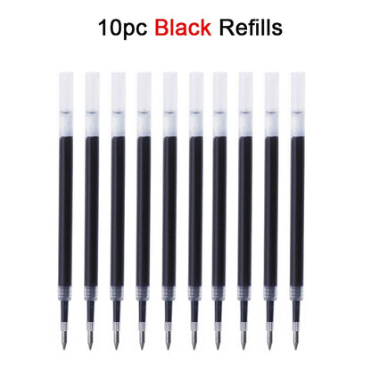 KACO ZAKUZAKU Gel Pen Set,0.5mm Smooth ST Nib Aesthetic Writing Black Ink Stress-Relief Signing Stylos For Journaling,Work,Study