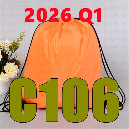 Latest 2026 Q1 BC106 Drawstring Bag BC 106 Belt Waterproof Backpack Shoes Clothes Yoga Running Fitness Travel Bag