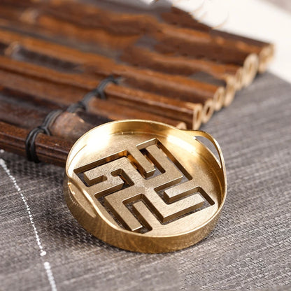 Pure Copper Incense Seal Incense Products Tools DIY Household Indoor Play Incense Tuo Incense Ash Incense Mold Supplies Entry