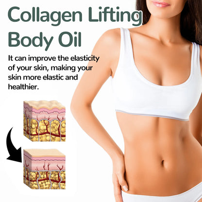 Oceaura Collagen Lifting Body Oil Firming Hydrating Anti Aging Brighten Smooth Dry Skin Reduce Fine Lines Full Body Massage Oil