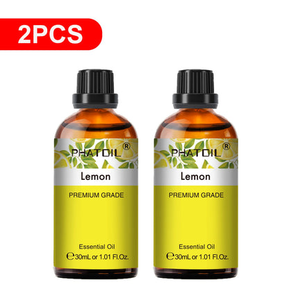 PHATOIL Reed Diffuser Essential Oil For Aromatherapy-30ml Lavender Lemon Eucalyptus Sweet Orange Sandalwood Aroma Essential Oils