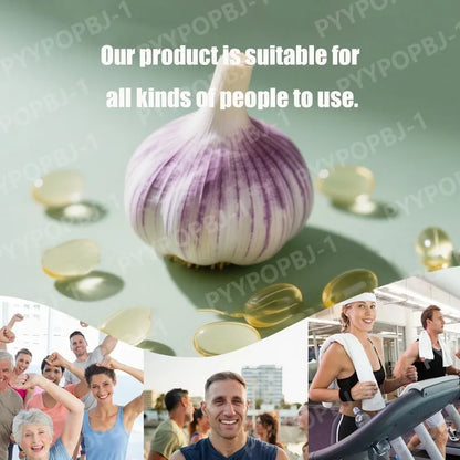 Odorless Garlic Oil Capsules 2 Years Aged Garlic Extract Natural Herbal Supplements Wirh Grown Allium Sativum Bulb 300 Softgels
