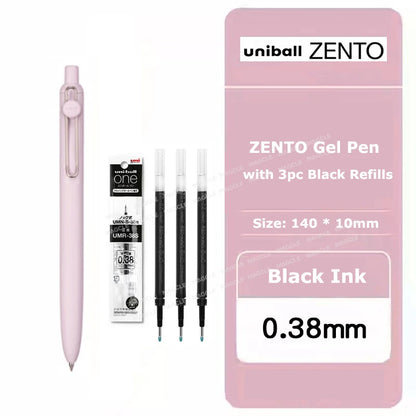 New Uniball Gel Ink Pen 0.5/0.38mm Multiple Colors Rod Smudge-Proof Fine Writing Without Fatigue Notes Journaling Drawing Tools