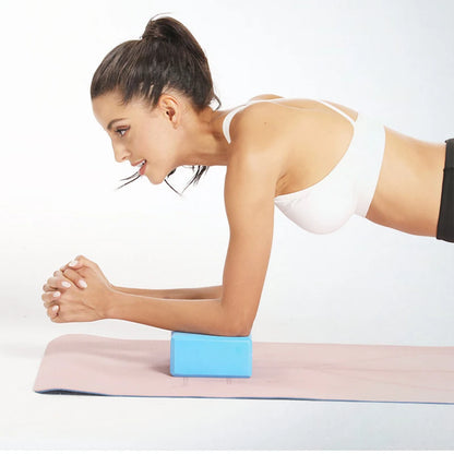 2pcs EVA Yoga Blocks 1pcs Cotton Yoga Strap Stability Blocks Yoga Strap Set for Yoga Pilates Meditation