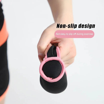 1 Pair Durable Unisex Design Hand Weights Set Weight Gain Soft Sand Soft Dumbbells Breathable Non-Slip Weighted Sandbag Running