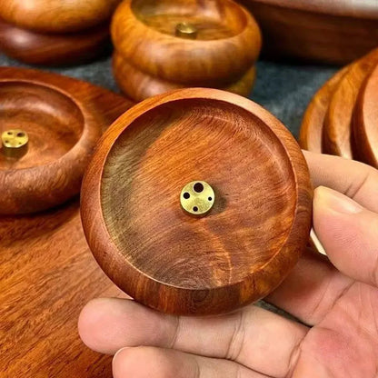 6PCS/3PCS/1PC Exquisite Wooden Plug in Incense Burner | Suitable for Buddhist Worship, Home Tea Room, Desktop Decoration - Ideal