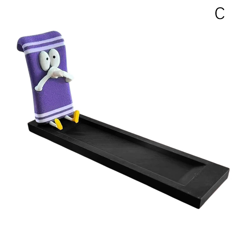 Towelie Servietsky Incense Holder Incense Holder For Sticks, Handcrafted Realistic Crafts, Home Decor, Best For Meditation, Yoga