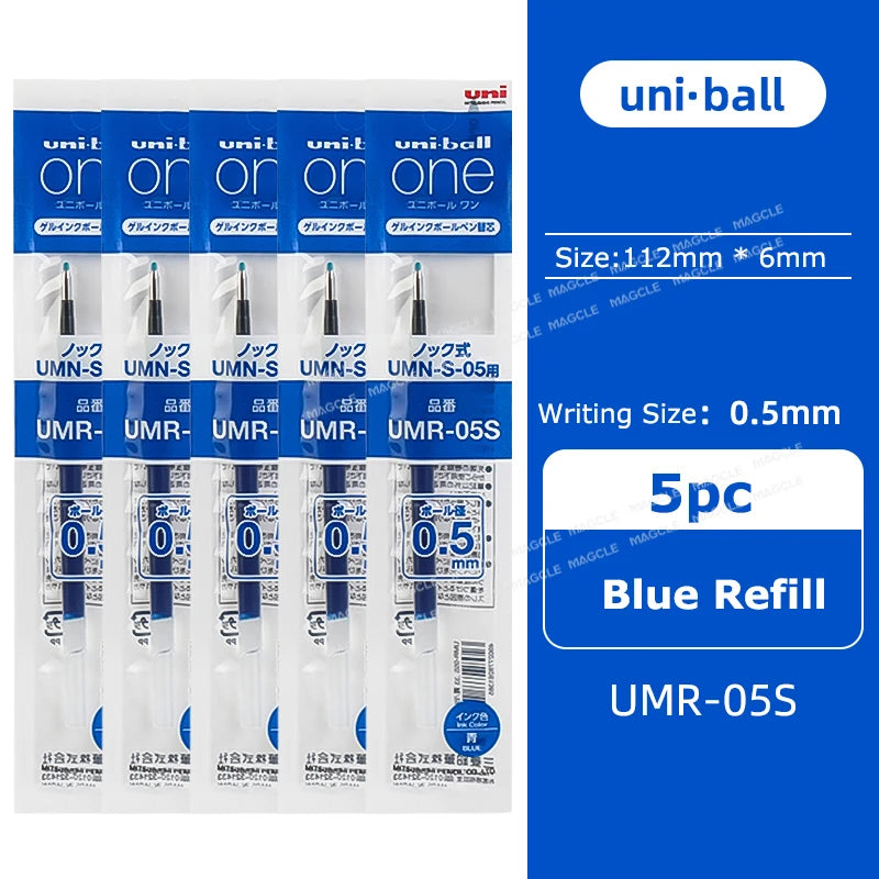 New Uniball Gel Ink Pen 0.5/0.38mm Multiple Colors Rod Smudge-Proof Fine Writing Without Fatigue Notes Journaling Drawing Tools